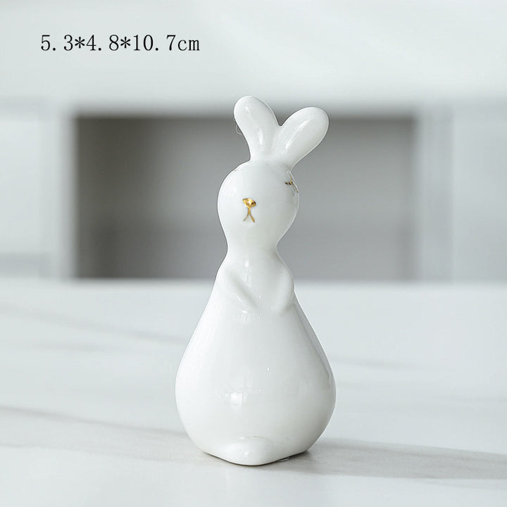 Ceramic Bunny Figurine Stornfeild