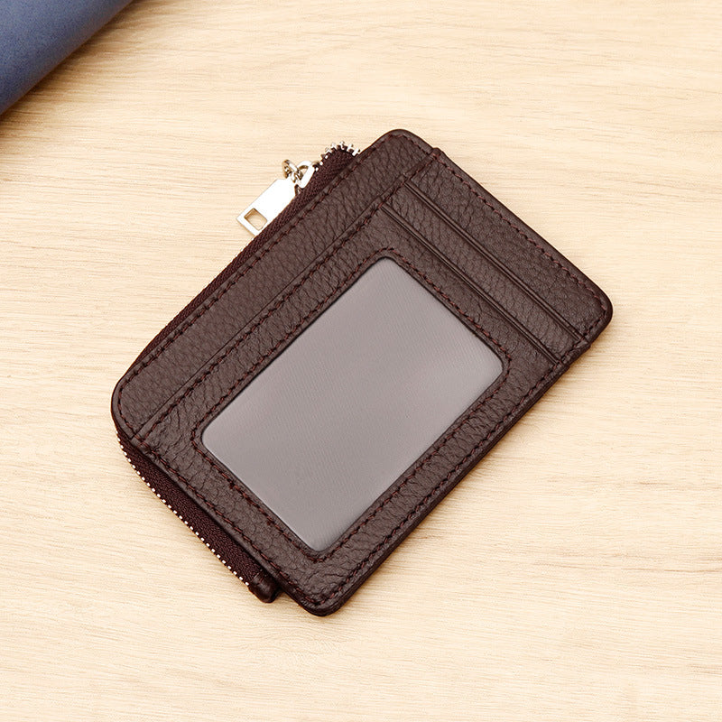 Zippered Leather Cardholder Stornfield