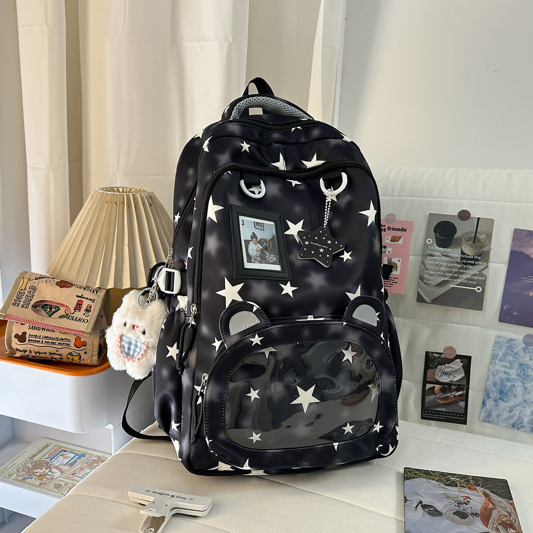 Backpack with Cute Applications and Thoughtful Storage Stornfield