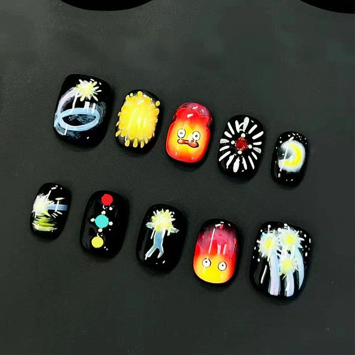 Playful Artistic Nail Art Design Set Stornfield
