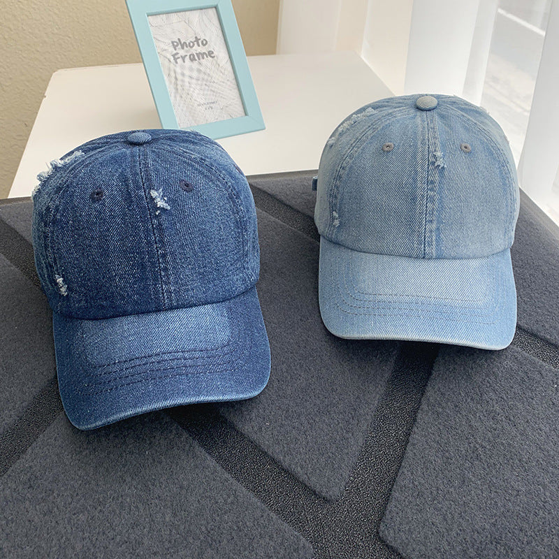 Women's Distressed Denim Baseball Cap Stornfield 1784084168