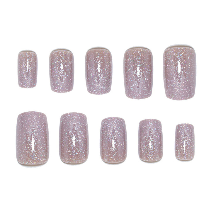Glamorous Glittering Press-On Nails Stornfield