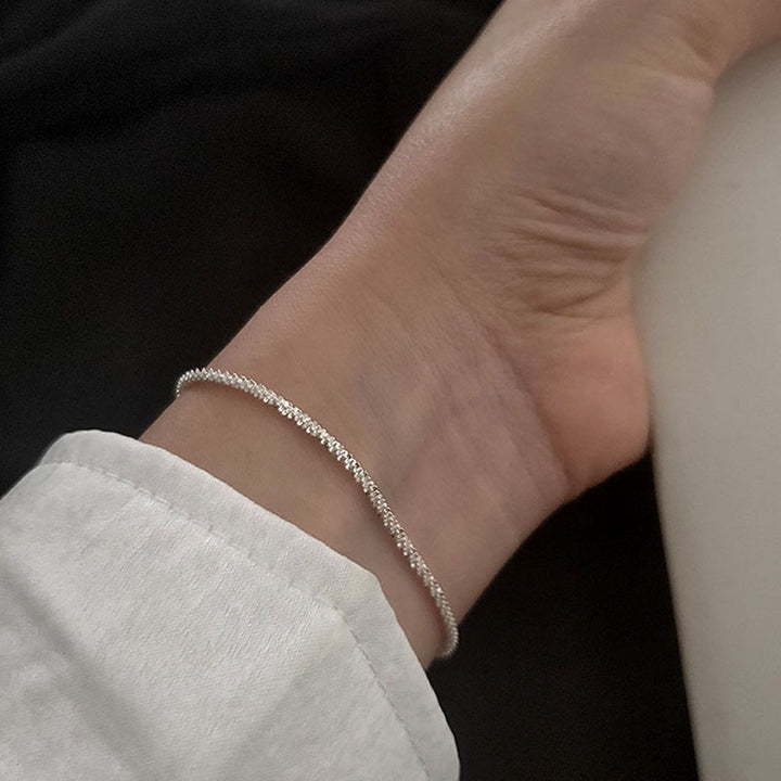 Sleek Adjustable Crystal Ankle Bracelet Stornfield