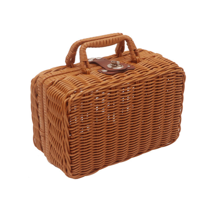 Handcrafted Woven Picnic Basket Stornfield