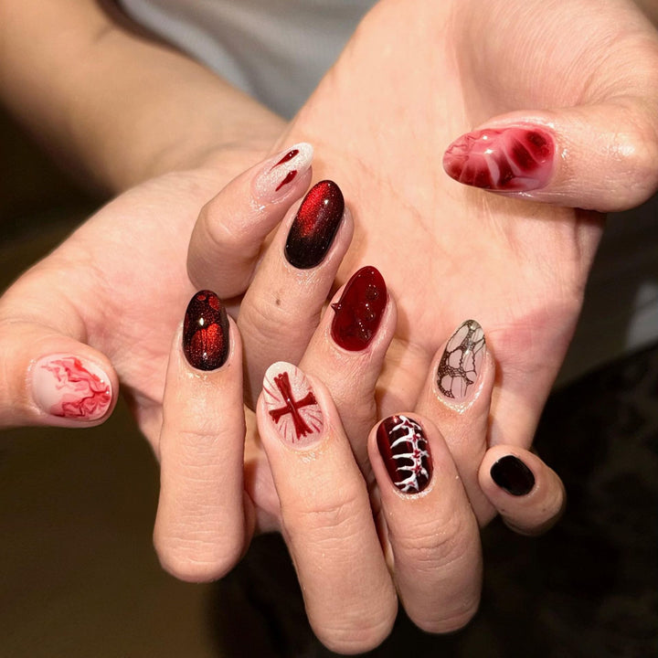 Creative Art Nails with Festive Design Stornfield