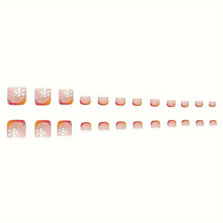 Vibrant Gradient Press-On Nail Art Set Stornfield