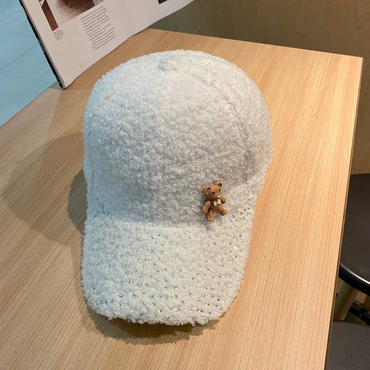 Women's Shimmering Fuzzy Baseball Cap Stornfield
