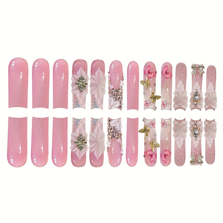 Artistic 3D Butterfly Nail Extensions Stornfield