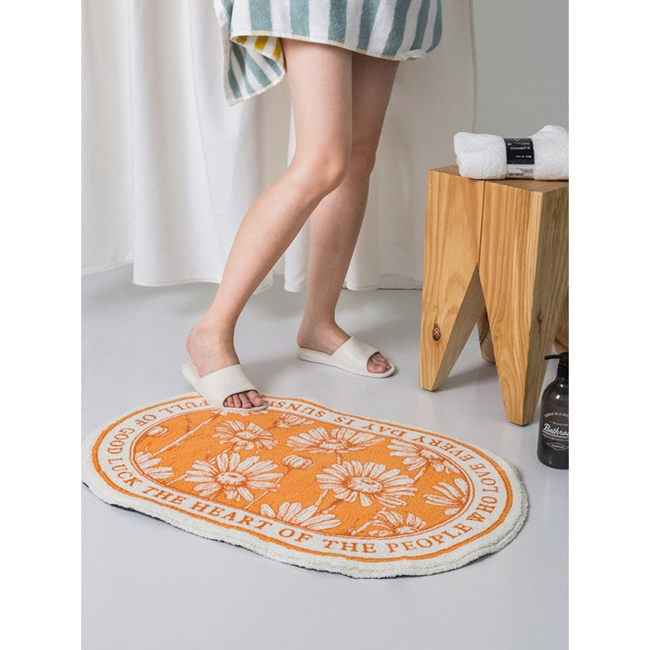 Floral Emblazoned Area Mat Stornfield