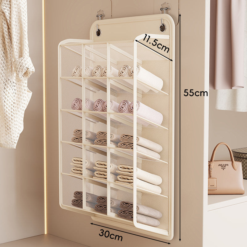 Hanging Mesh Lingerie and Bra Shelf Organizer
