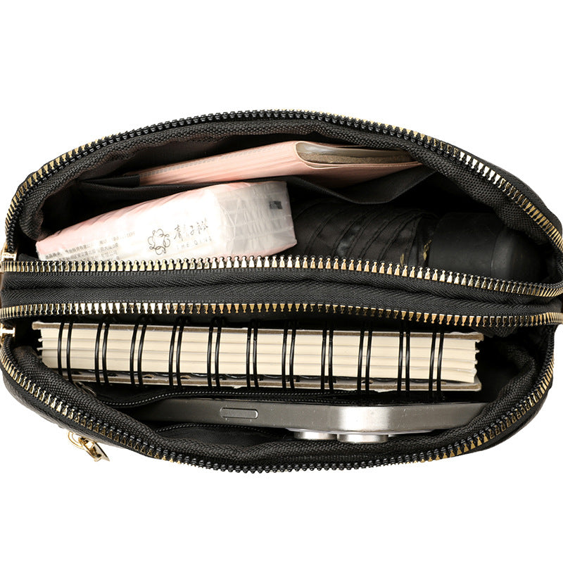 Elegant Textured Crossbody Bag