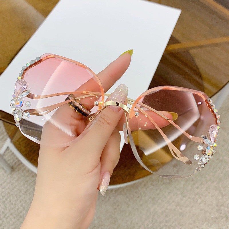 Women's Oversized Sunglasses with Decorative Stones Stornfield