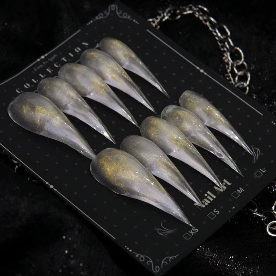 Elegant Stiletto Nail Design Set