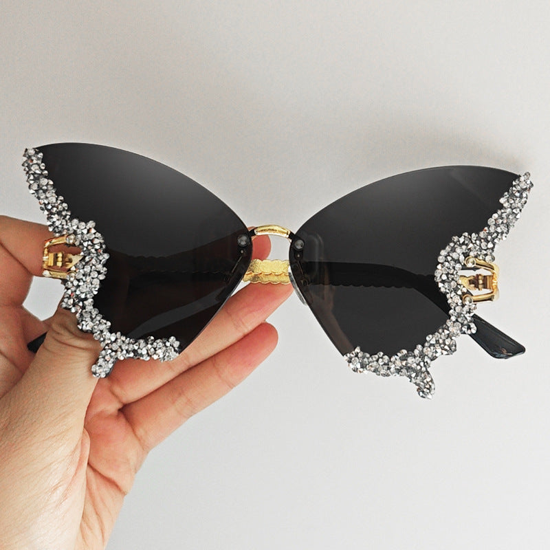 Women's extravagant sunglasses with sparkling butterfly design Stornfield