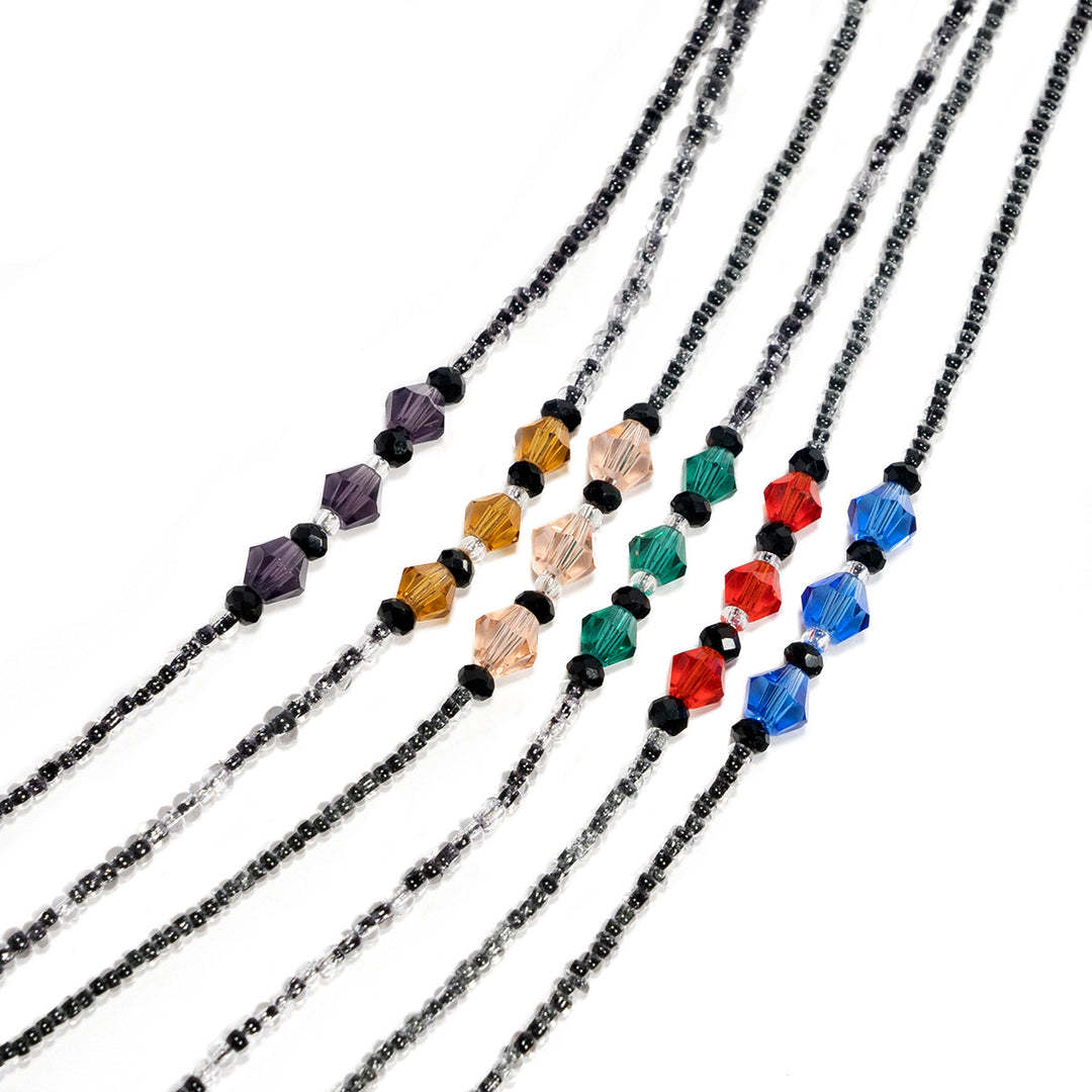 Elegant Purple Beaded Eyewear Chain Stornfield