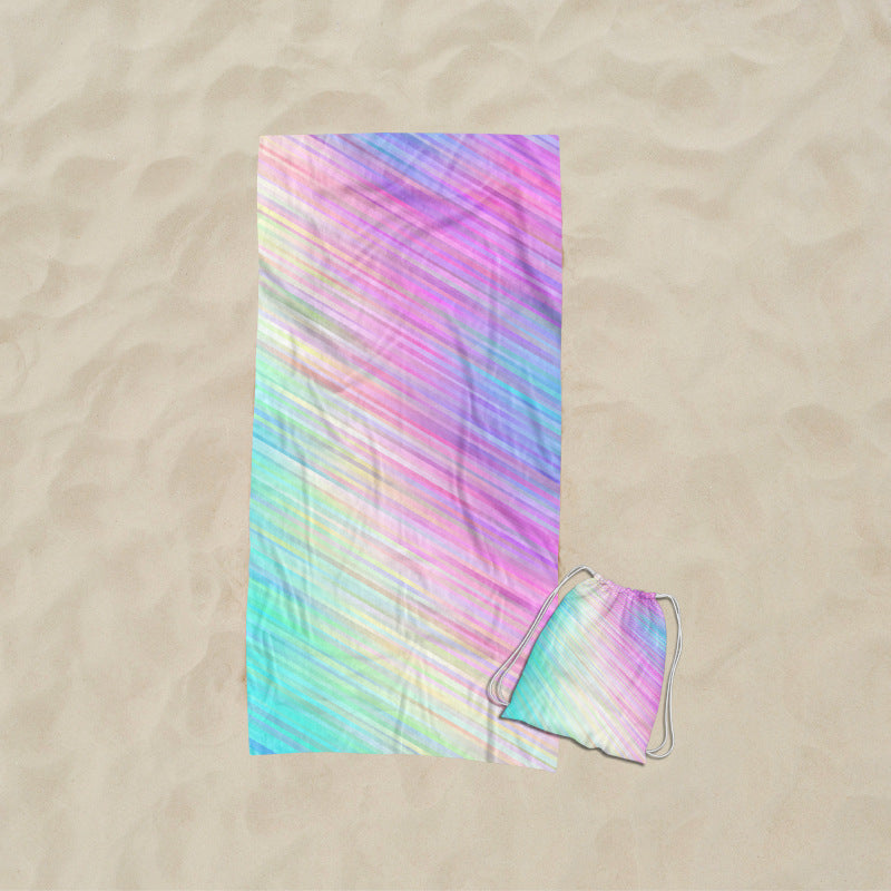 Beach towel with elaborate wave design Stornfield