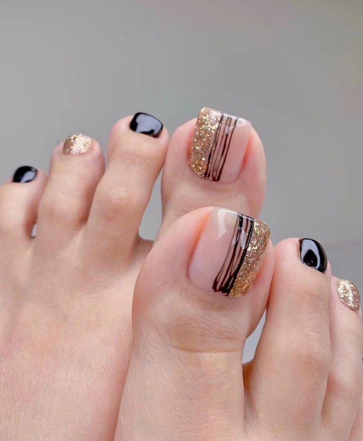 Artistic Toenail Design with Divine Butterfly Design Stornfield