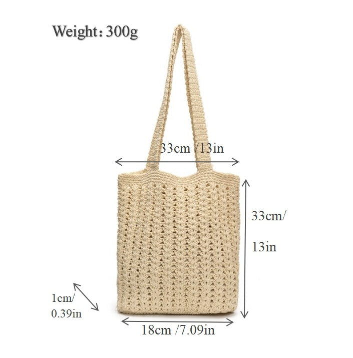 Handcrafted Shopping Bag Made of Fine Natural Material Stornfield