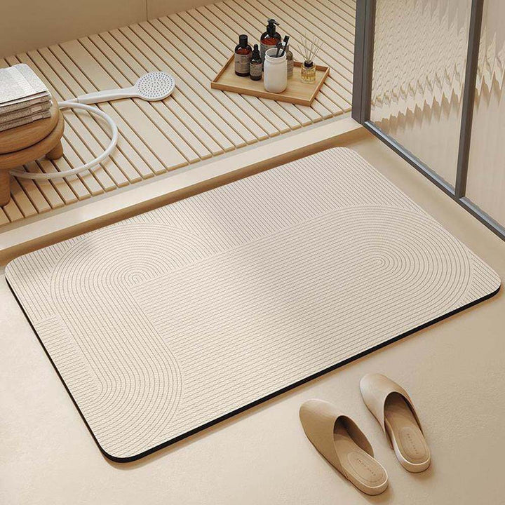Decorative Oval Bath Mat