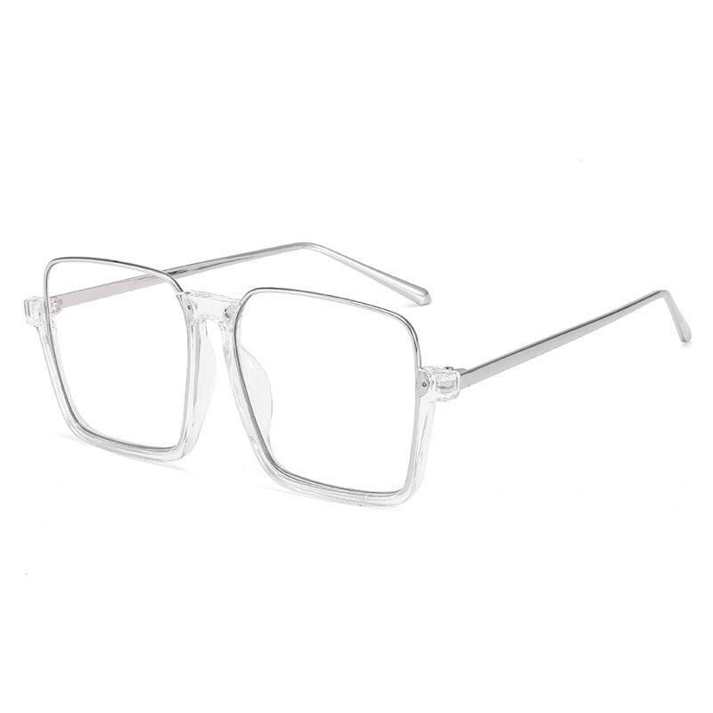 Women's square sunglasses with transparent frame and polarized lenses Stornfield