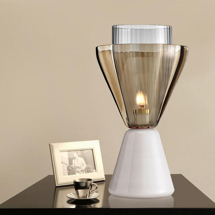 Elegant Artistic Glass Table Lamp