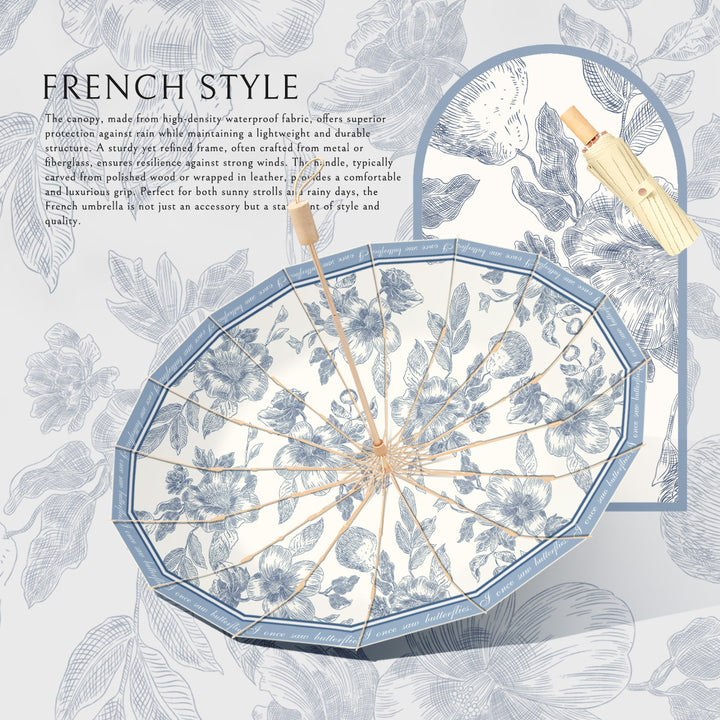 Women's fashionable and floral folding umbrella Stornfield