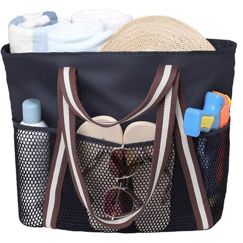 Shopping bag with mesh pockets Stornfield