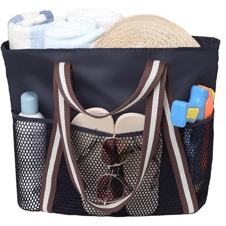 Shopping bag with mesh pockets Stornfield