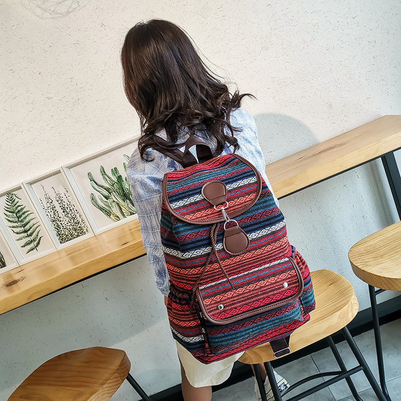 Bohemian Multi-Pocket Travel Backpack Stornfield