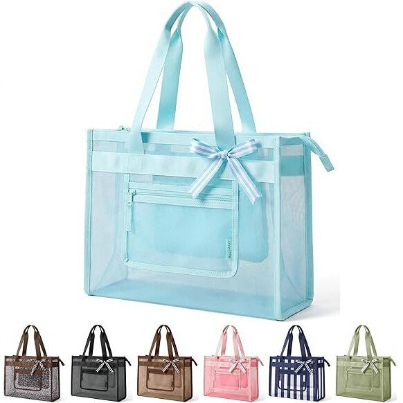 Transparent shopping bag with elegant details Stornfield