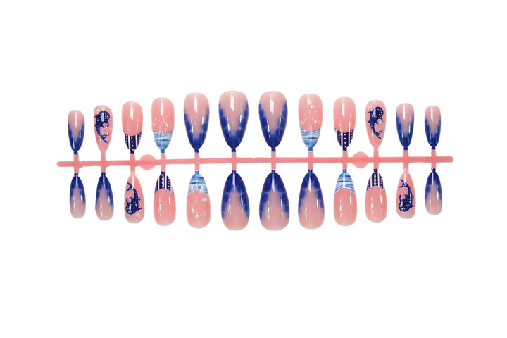 Nail art set with maritime motifs and modern designs Stornfield