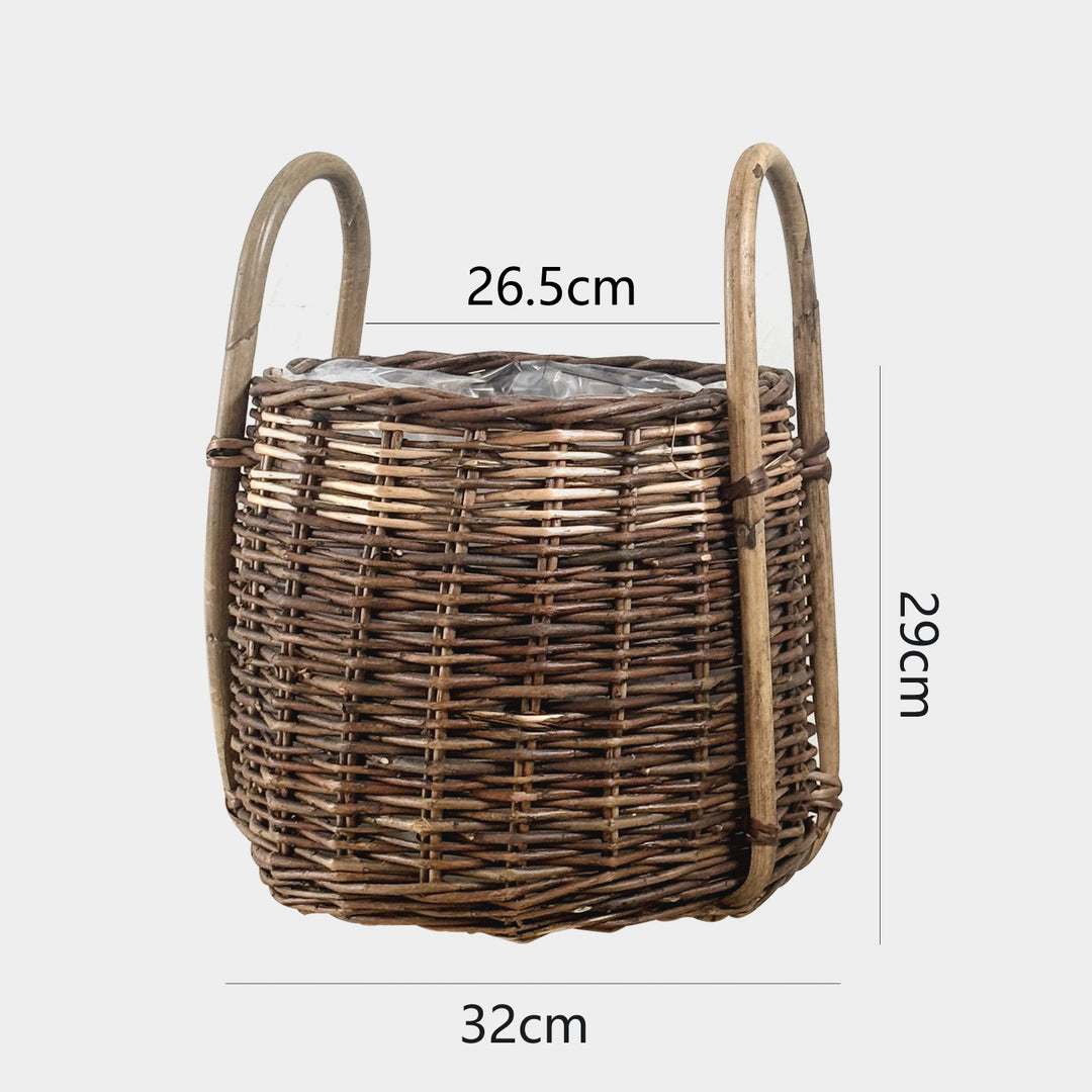 Natural woven storage basket Stornfield