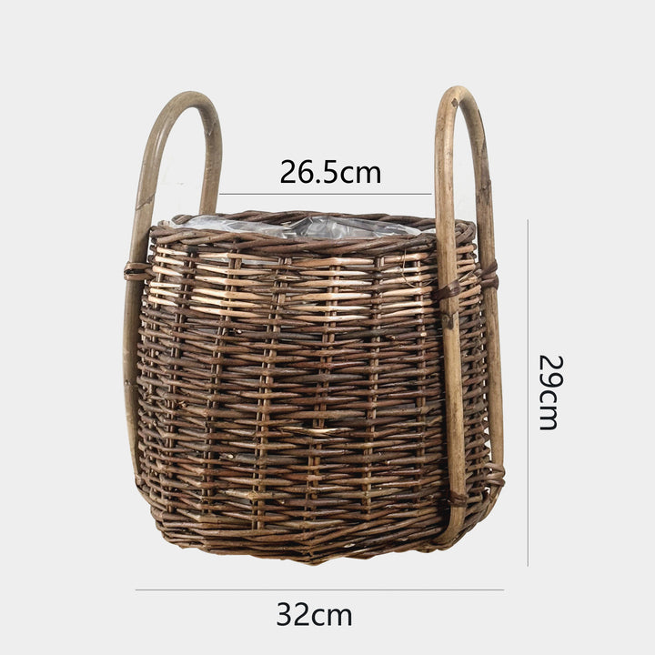 Natural woven storage basket Stornfield
