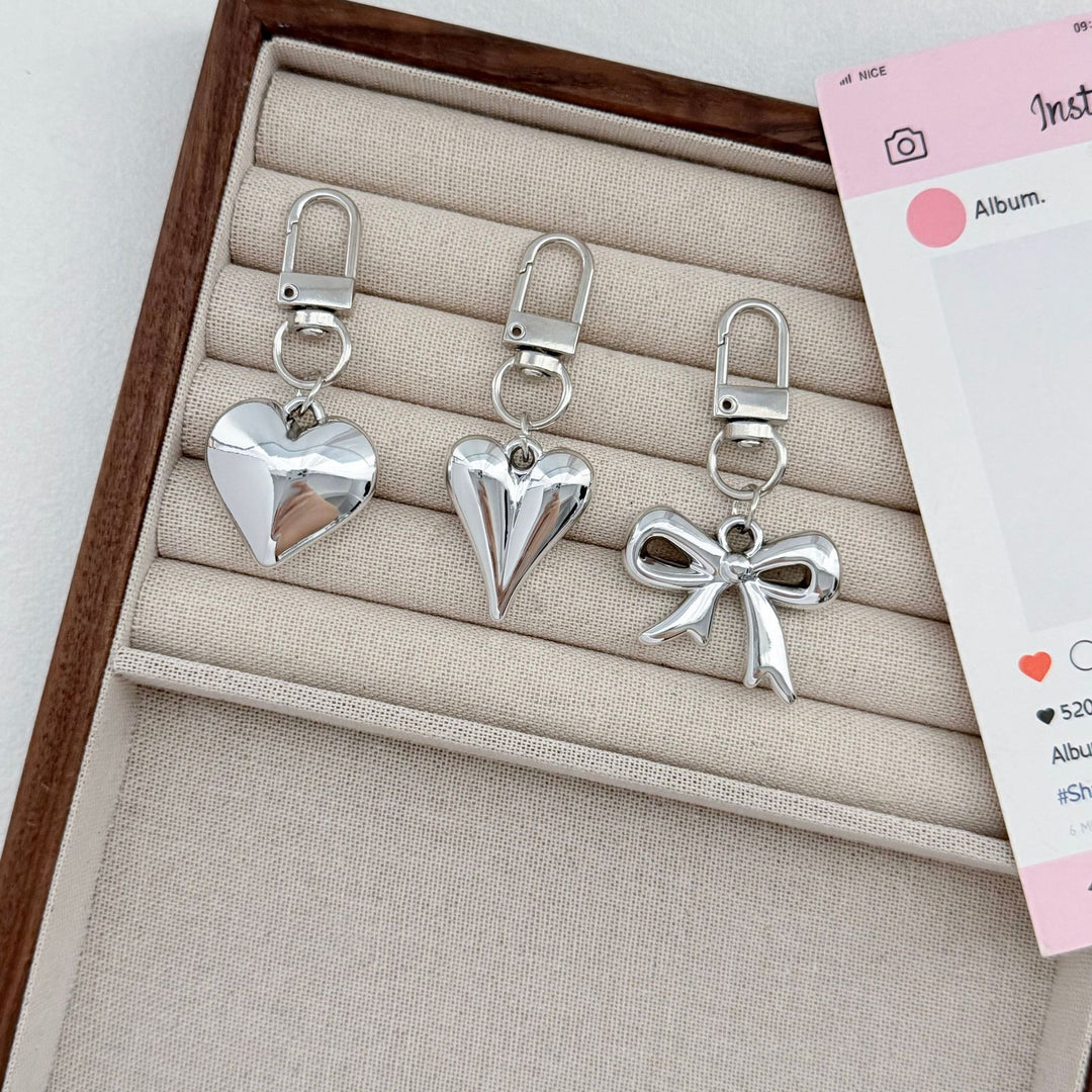 Heart-Shaped Clip-On Keychain Stornfield