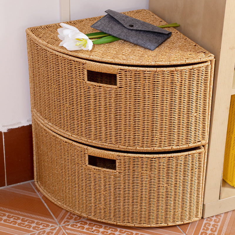 Corner Woven Storage Shelf Stornfield