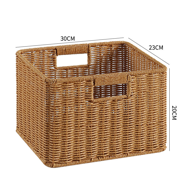 Premium Handwoven Square Storage Basket Stornfield