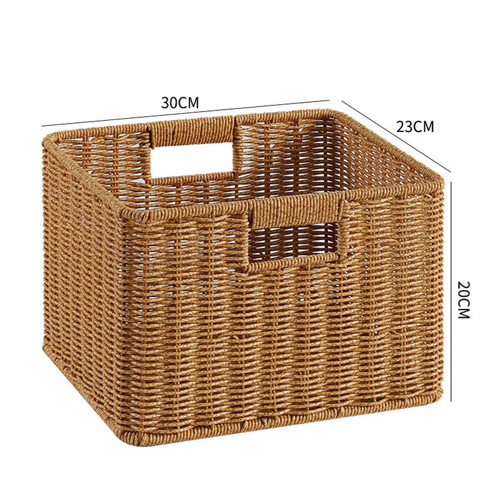 Premium Handwoven Square Storage Basket Stornfield