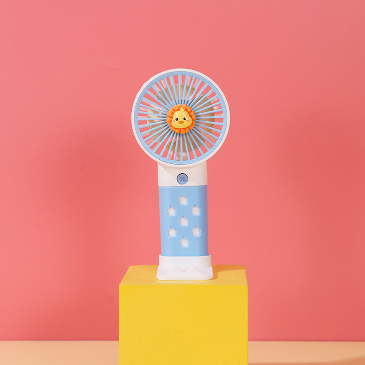 Women's Portable Mini Hand Fan with Cute Rabbit Design Stornfield