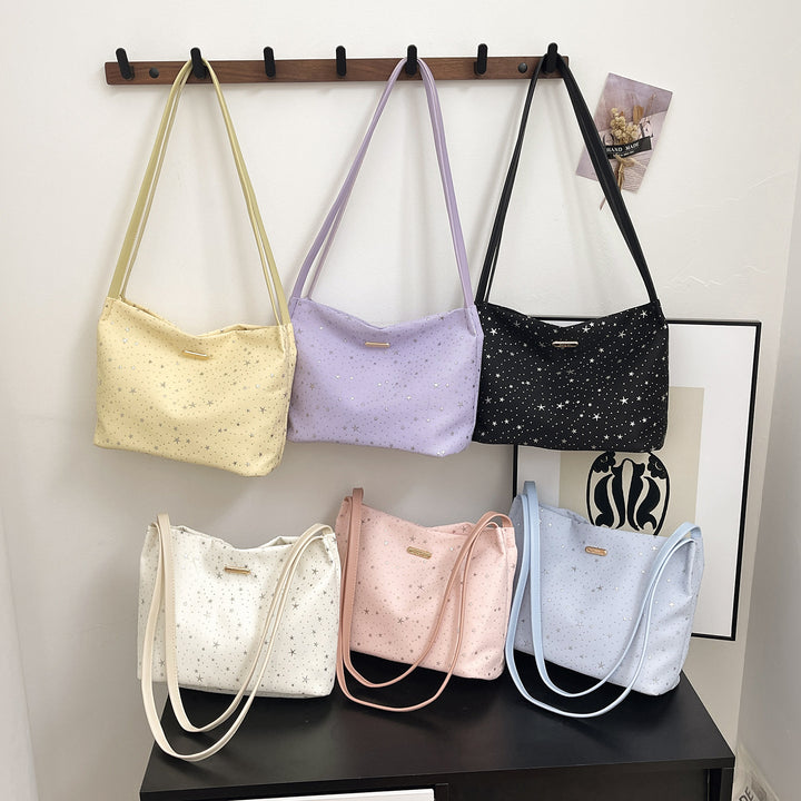 WoStylish Star-Embellished Hobo Bag Stornfield