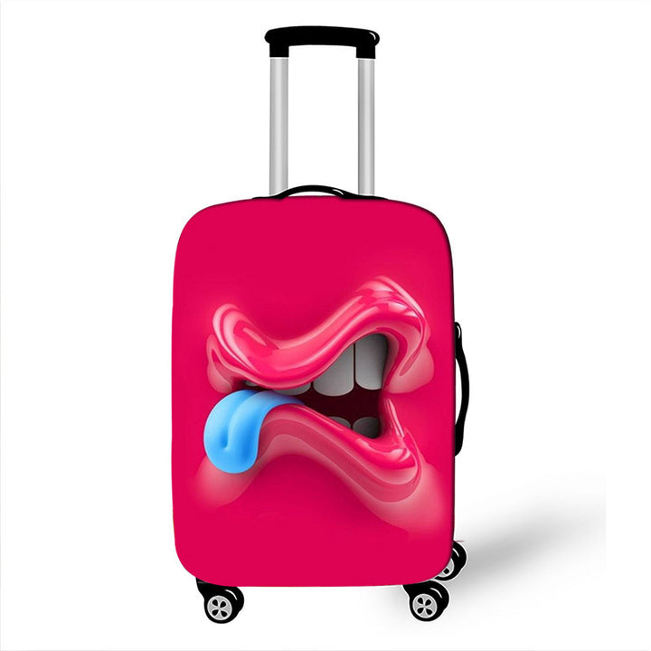 Unisex Hard-shell suitcase with funny cartoon face Stornfield