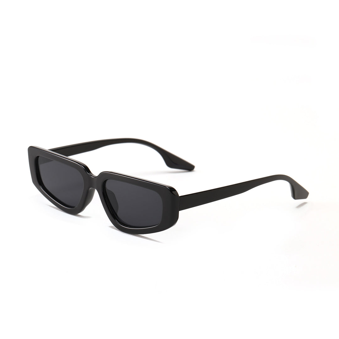 Women's stylish square sunglasses with modern high-gloss plastic frame Stornfield