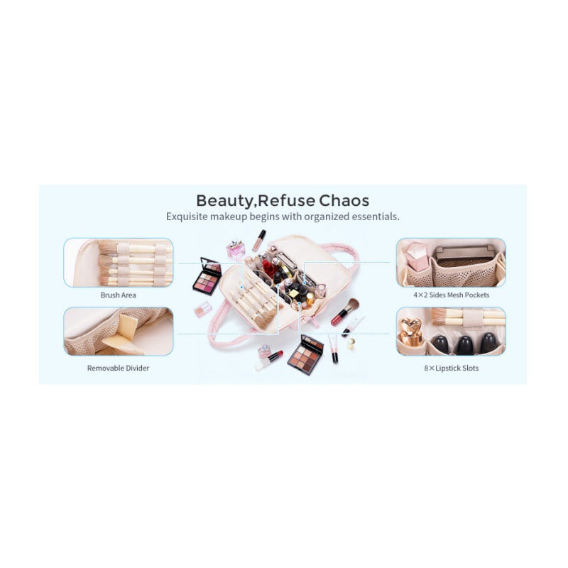Cosmetic organizer with practical compartment system Stornfield