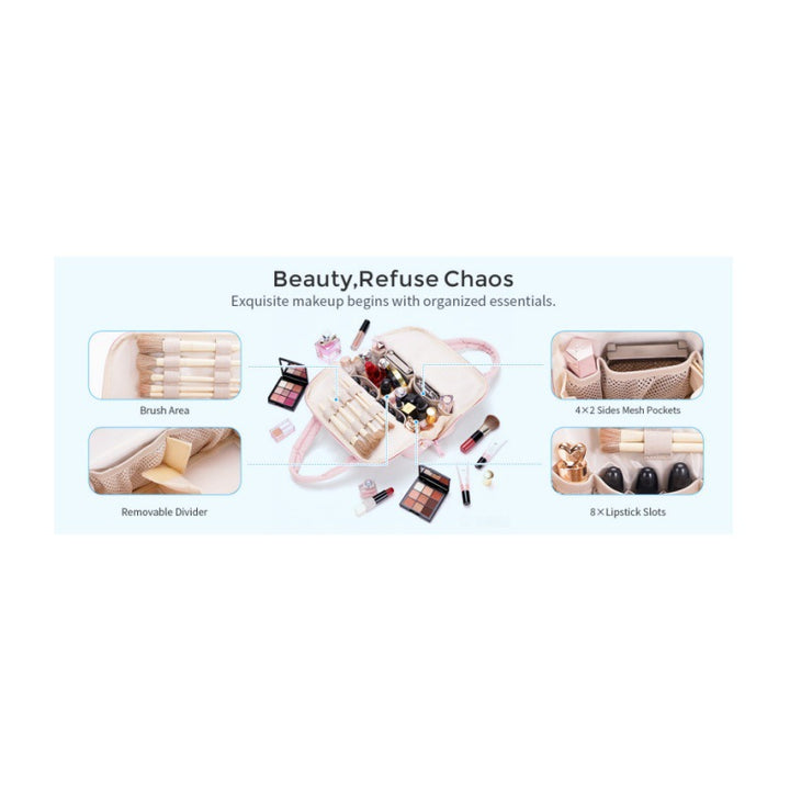 Cosmetic organizer with practical compartment system Stornfield