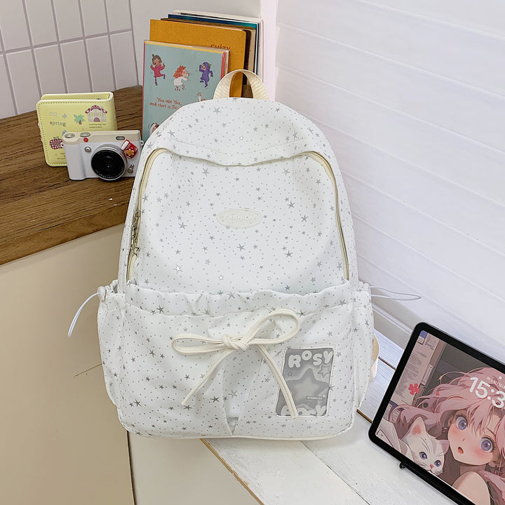 Star-Printed Casual Backpack Stornfield