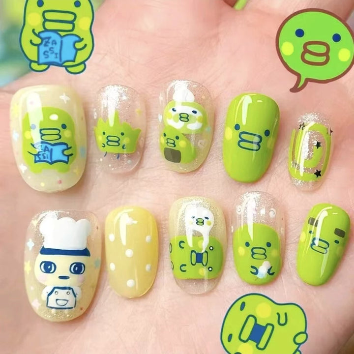 Creative Cartoon Press-On Nail Art Stornfield