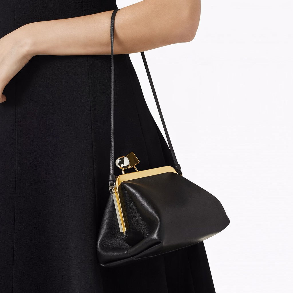 Elegant Crocodile-Effect Handheld Purse