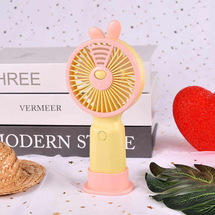 Unisex Portable Hand Fan with Cute Animal Design Stornfield