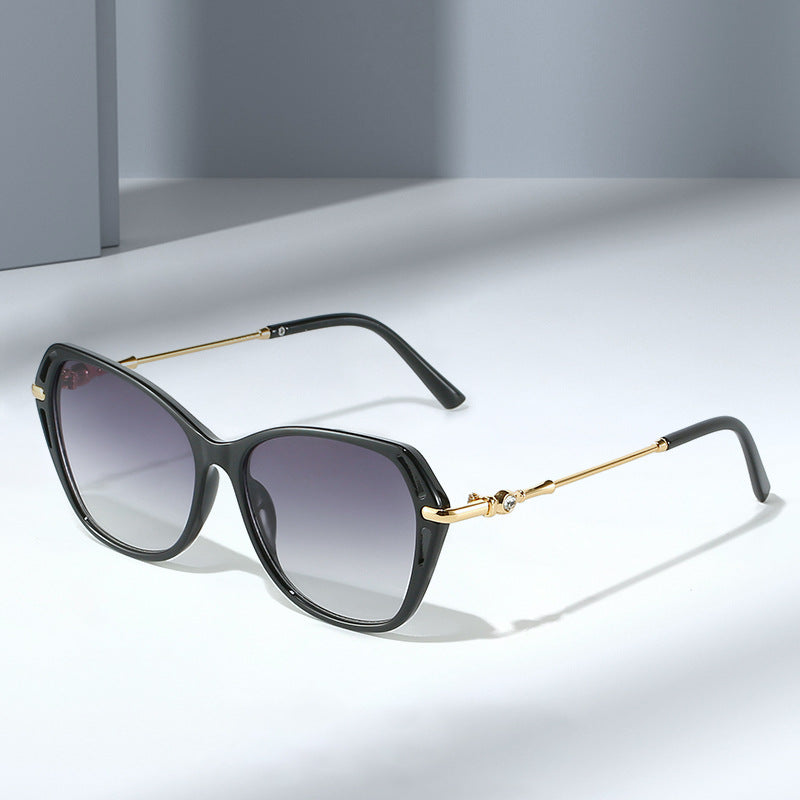 Women's fashionable Cat-Eye sunglasses with elegant metal frame Stornfield
