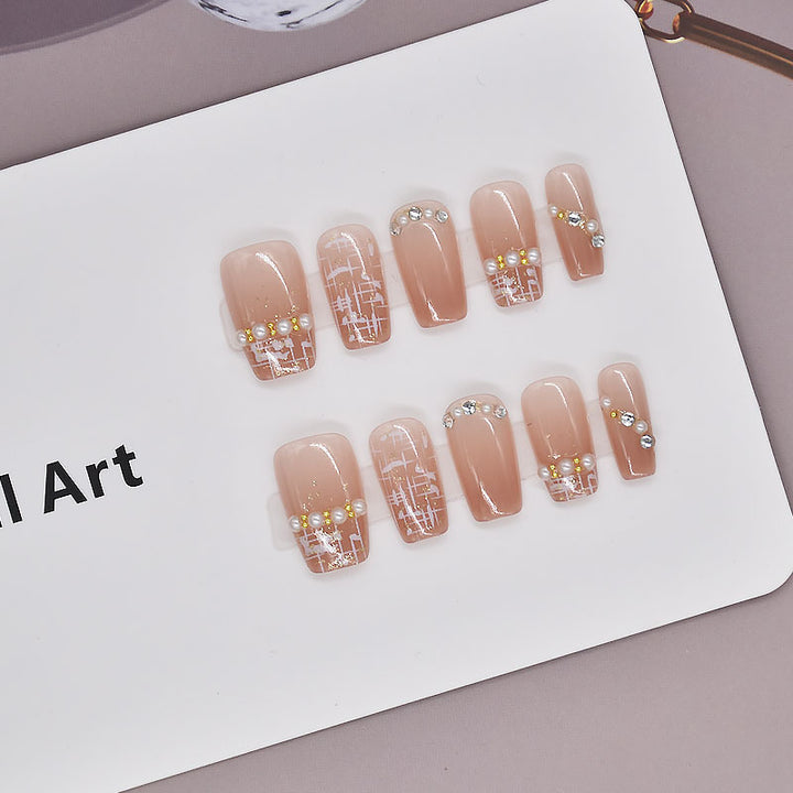 Elegant Press-On Nail Set Stornfield