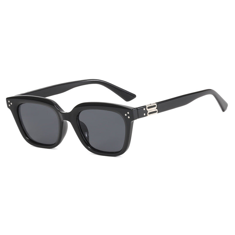 Women's fashionable square sunglasses with stylish frame and brown lenses Stornfield